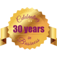 badge Private HomeCare 30 years In Business Logo