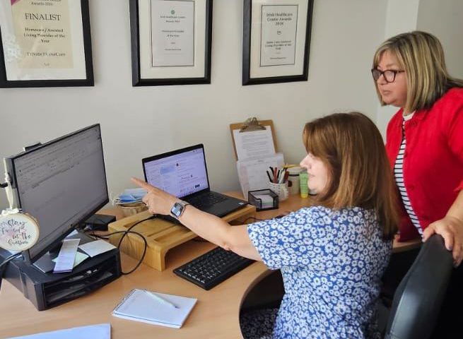Picture showing some of our team preparing for a quality audit